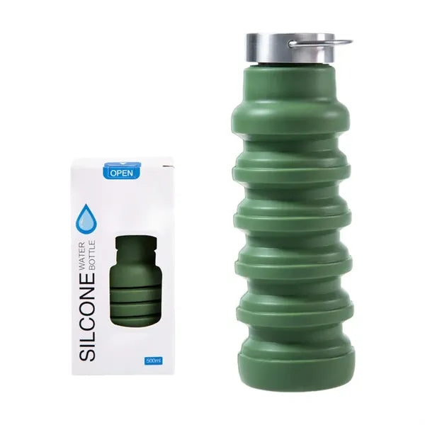 Foldable Drinking Silicone Bottle