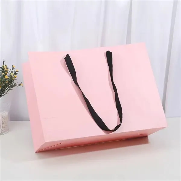 Recycled Paper Shopping Bags 8" W x 11" H x 4" D