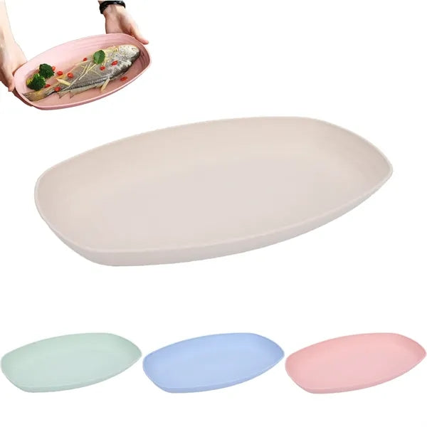 Wheat Straw Fish Plate