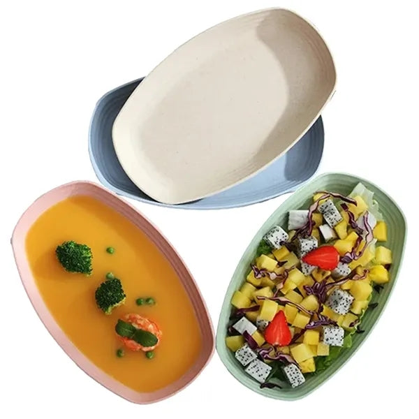 Wheat Straw Fish Plate