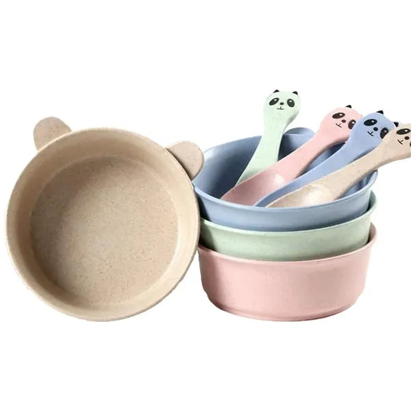 Cute Panda Children'S Tableware