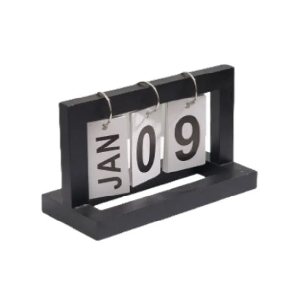 Wooden Flip Desk Calendar Ornament