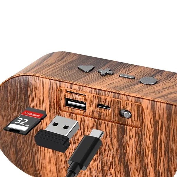 Wood Texture Wireless Speaker