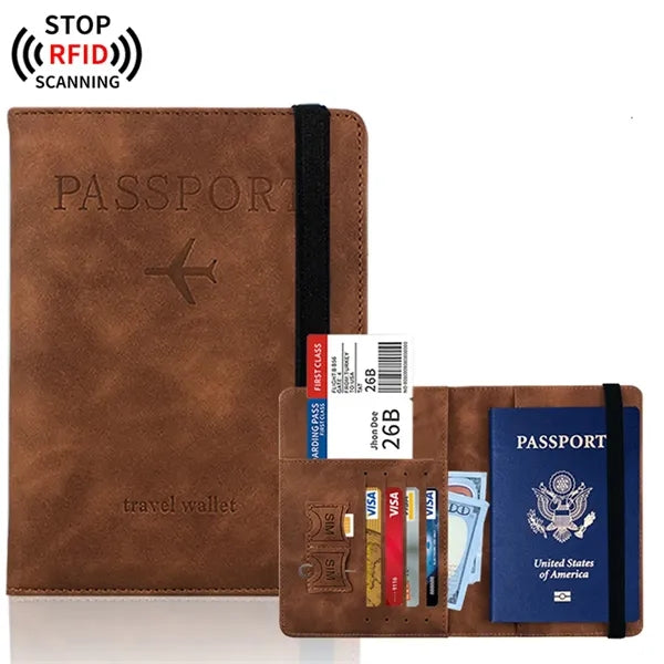 Travel Passport Id Wallet Case