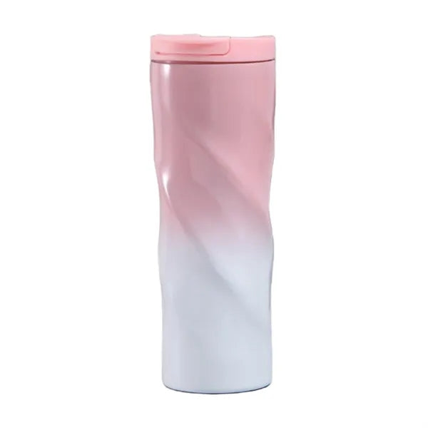 16oz. Stainless Steel Twisted Insulated Coffee Tumbler