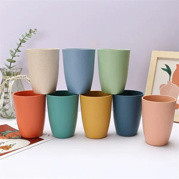 12oz. Eco Friendly Wheat Straw Drinking Cup