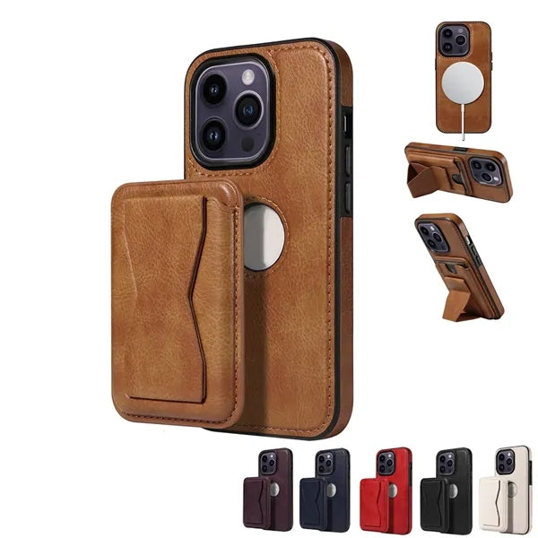 Leather Card Holder Magnetic Phone Case