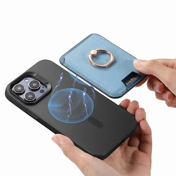 Magnetic Cell Phone Card Holder