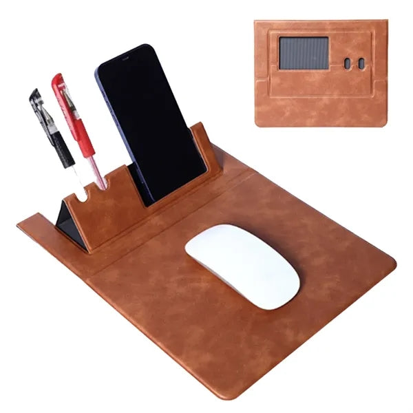 Foldable Mouse Pad With Phone Holder