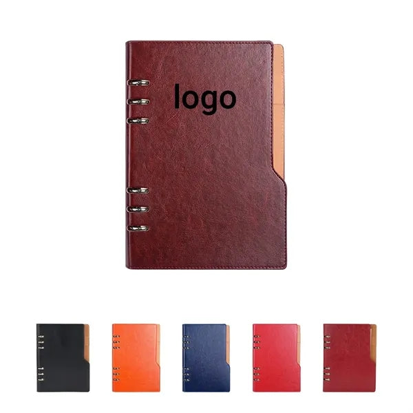 Pu Leather Business Binder Notebook