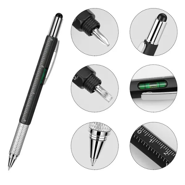 Multi-Function 6-In-1 Tool Pen