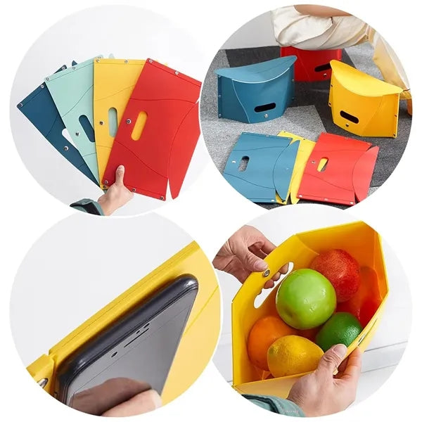Folding Portable Plastic Stool