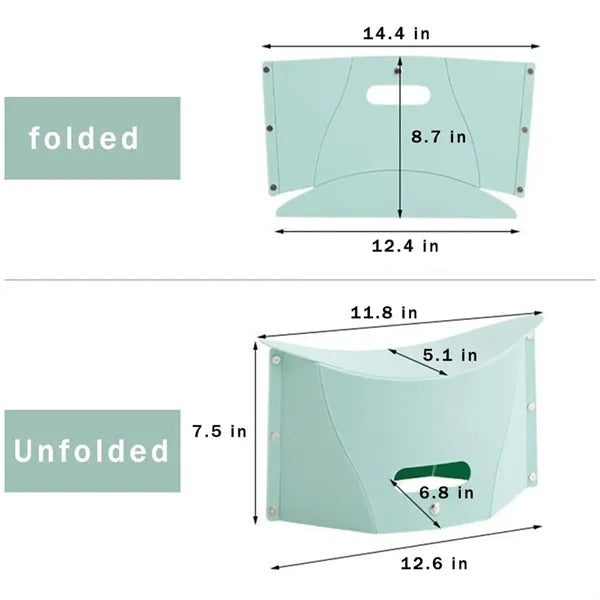 Folding Portable Plastic Stool
