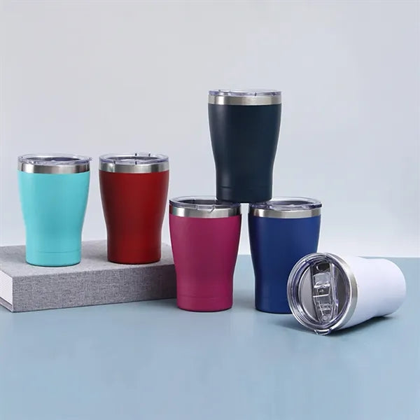 12oz Stainless Steel Car Cup Kids Milk Coffee Spill Proof