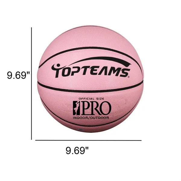 Indoor Outdoor Size 7 Soft Leather Basketball for Men Women