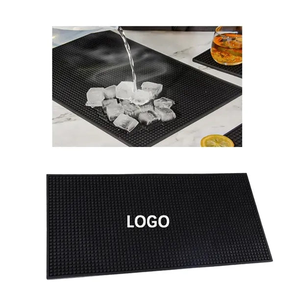 Water-Resistant PVC Bar Mat Drip Tray