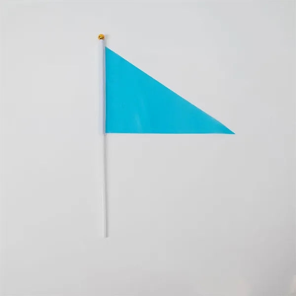 Solid Color Small Mini Hand Stick Flags