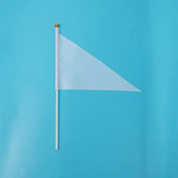 Solid Color Small Mini Hand Stick Flags