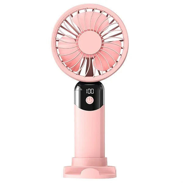 Mini Handheld Fan with Phone Holder