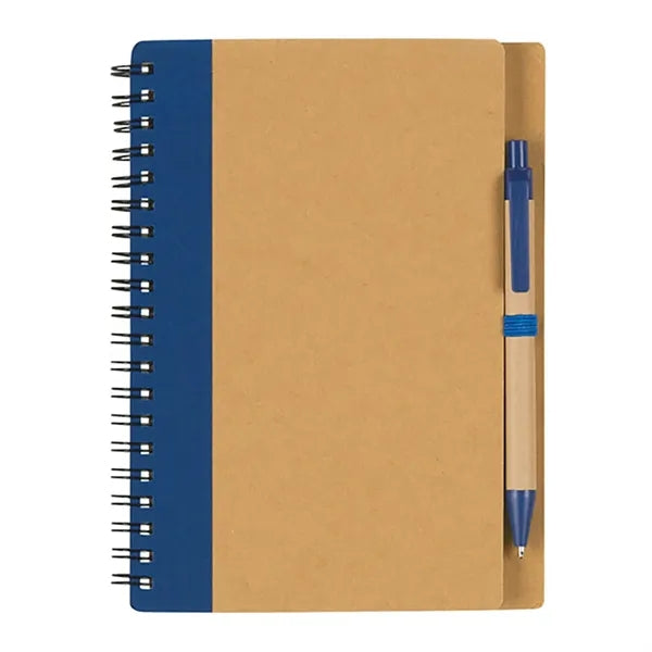 Eco Friendly Spiral Notebook with pen