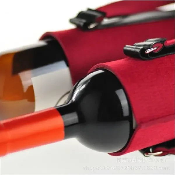 2 Bottles Felt Wine Bag