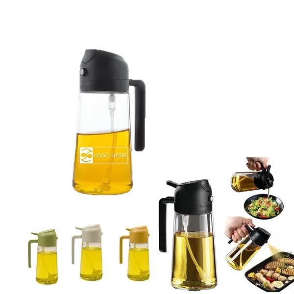 Olive Oil Glass Container 2 in 1 Spray Bottle