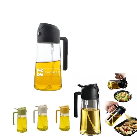 Olive Oil Glass Container 2 in 1 Spray Bottle