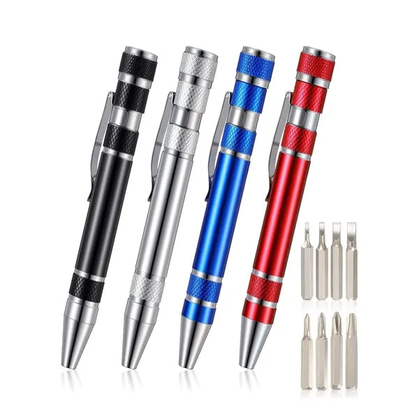 8 in 1 Mini Pocket Pen Screwdriver
