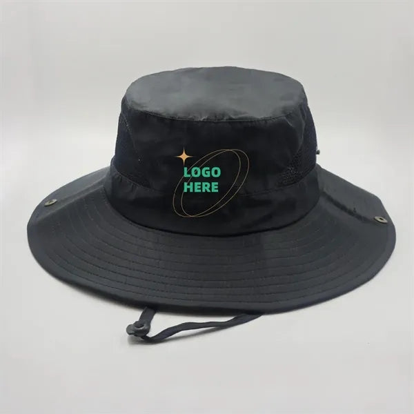 Wide Brim Bucket Hat