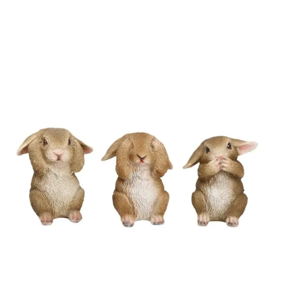 3-piece Easter Bunny Decorations