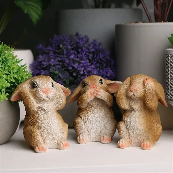 3-piece Easter Bunny Decorations