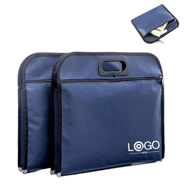Document Bag Briefcase with Zipper