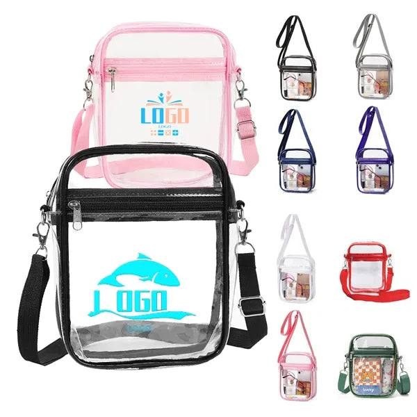 Transparent PVC Crossbody Bag