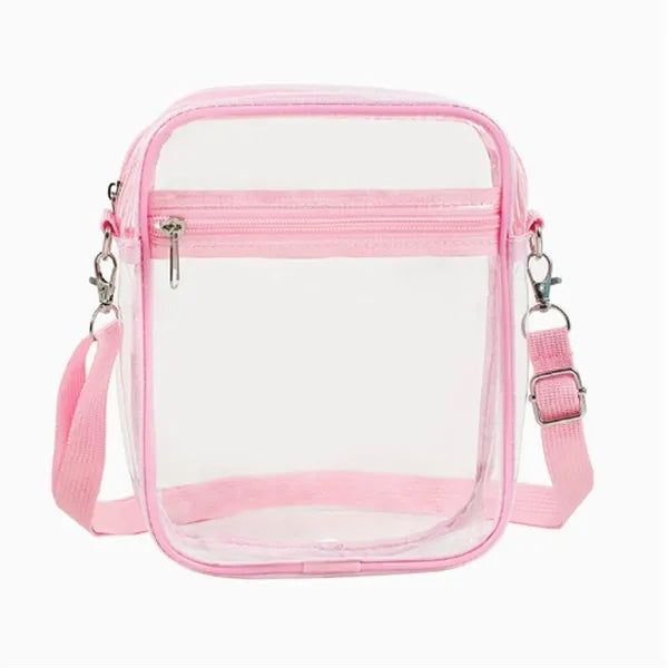Transparent PVC Crossbody Bag