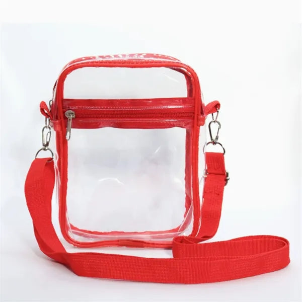 Transparent PVC Crossbody Bag