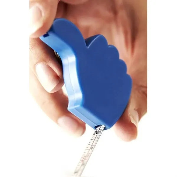 Thumbs Up Tape Measure Key Chain