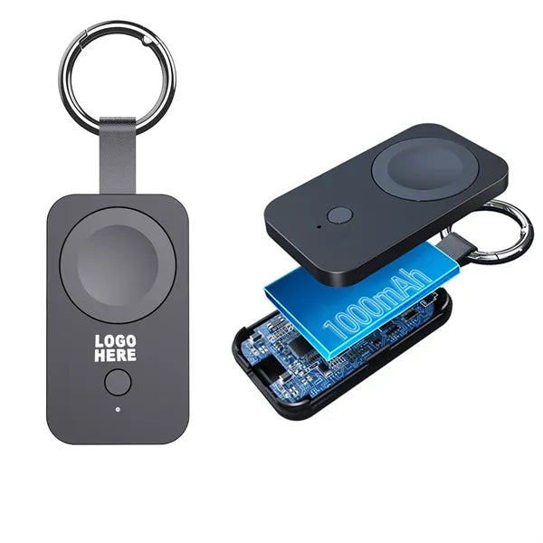 Watch Magnetic Wireless Fast Charger Power Bank Keychain