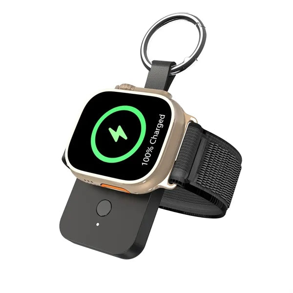 Watch Magnetic Wireless Fast Charger Power Bank Keychain