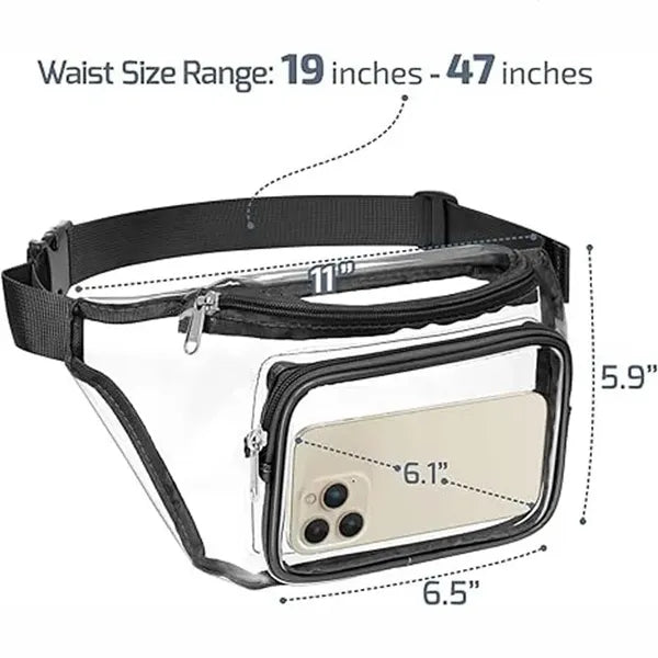 Stadium Events Transparent Belt Bag