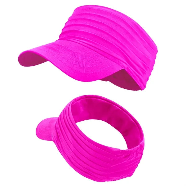 Unisex Wide Brim Open Top Sun Visor Hats