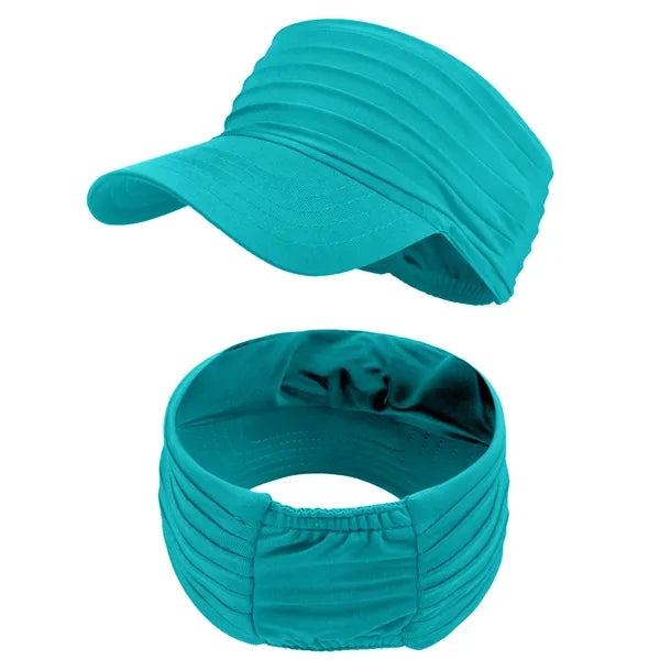 Unisex Wide Brim Open Top Sun Visor Hats