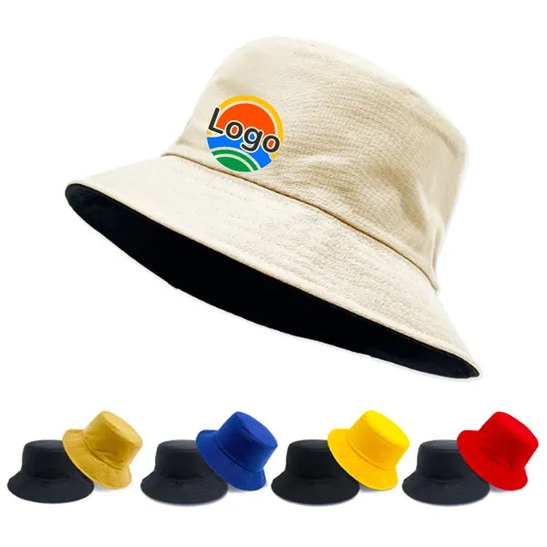 Reversible Double Side Wear Bucket Hat