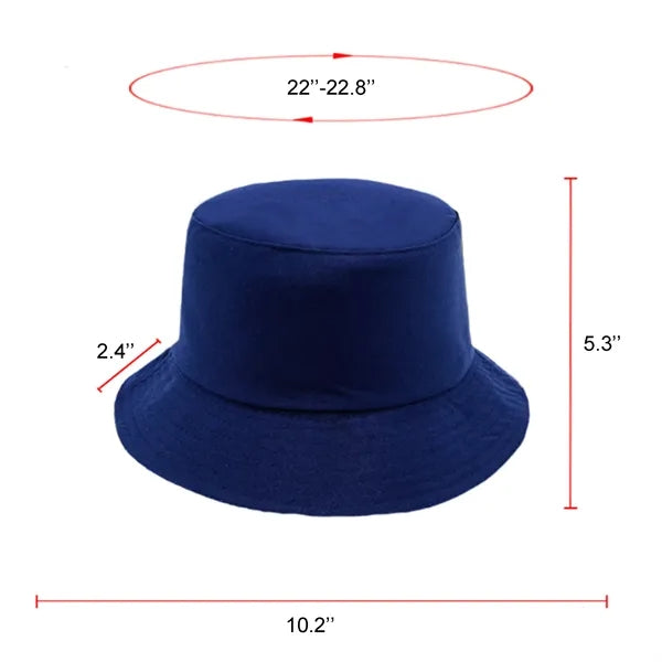 Reversible Double Side Wear Bucket Hat