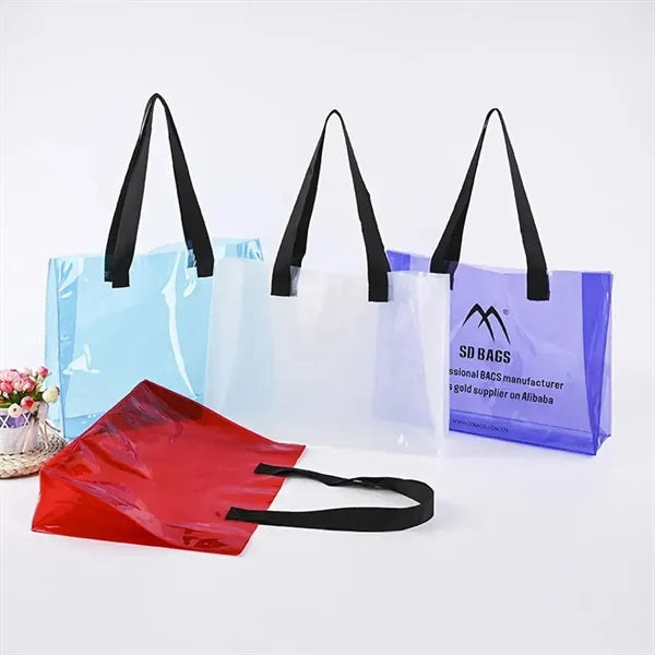 Large Capacity PVC Clear Tote Bag