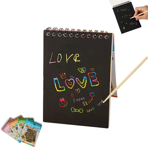Magic Rainbow Scratch Art Paper