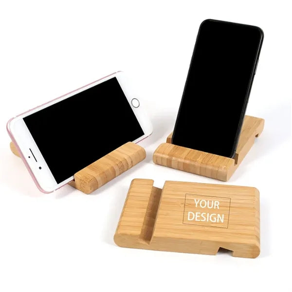 Natural Bamboo Phone Stand