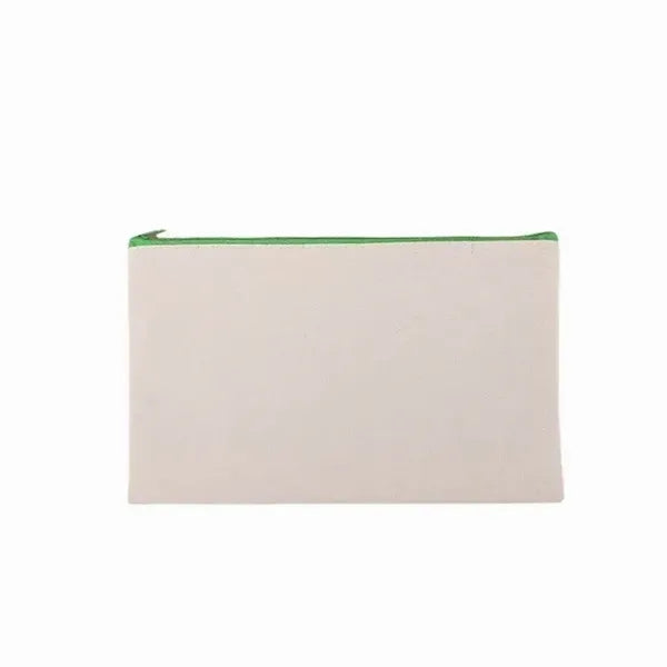 Canvas Zipper Pencil Pouch