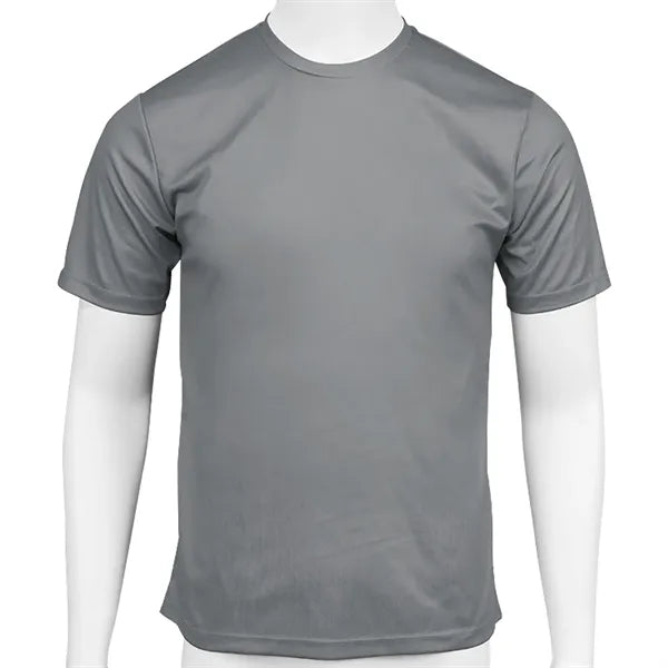 Unisex Polyester Neck Round Short Sleeve T-Shirt