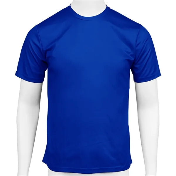 Unisex Polyester Neck Round Short Sleeve T-Shirt