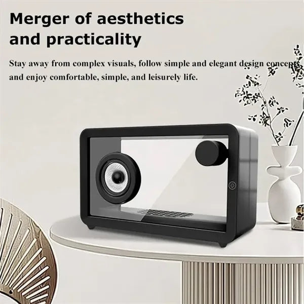 Deep Bass Transparent Bluetooth Speaker with LED Light
